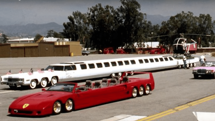 Cadillac Eldorado 1976 самый длинный лимузин