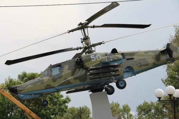 Ударный вертолет ка-50 черная акула