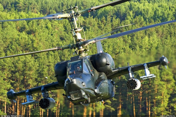 Вертолет ка-50 "черная акула"