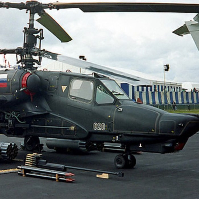 Вертолет ка-50 "черная акула"