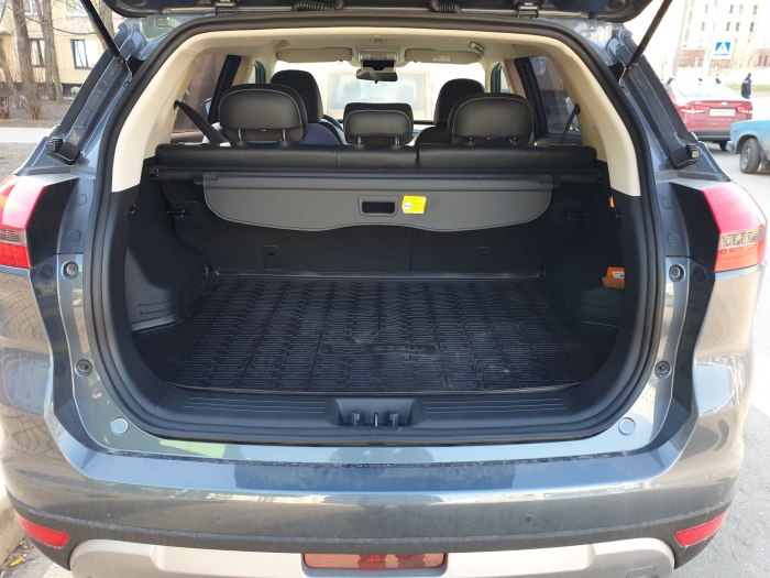 Geely Atlas багажник
