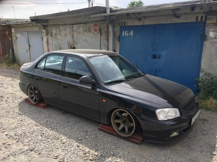 Хендай акцент на дисках r17