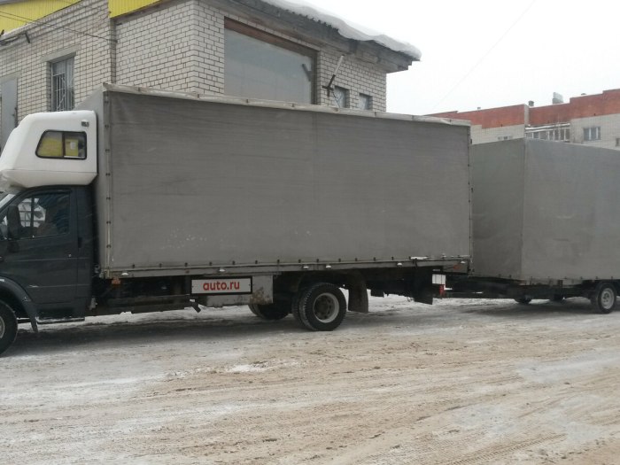 ГАЗ Валдай с прицепом Тандем