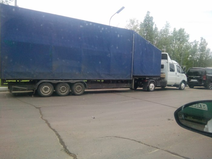 Газель Некст с полуприцепом 12