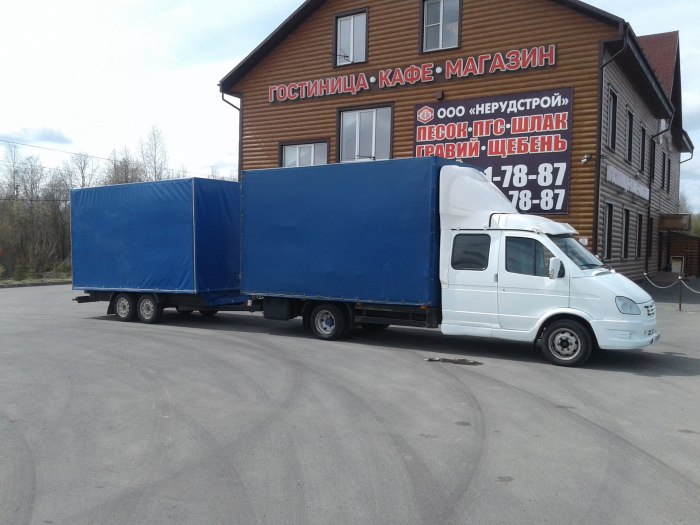 ГАЗ 3302 С прицепом Дальнобой
