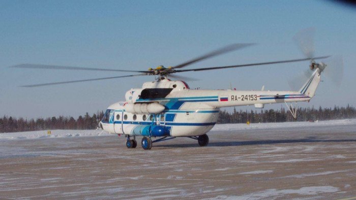 Вертолет ми-6 в Тарко-Сале
