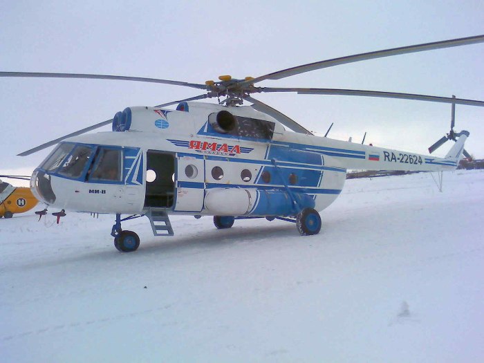 Вертолёт Ямал ми8 МТВ авиа