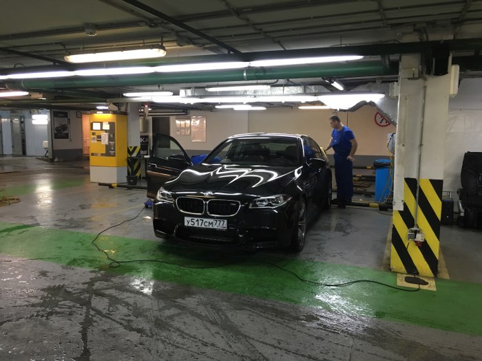 BMW f10 на мойка