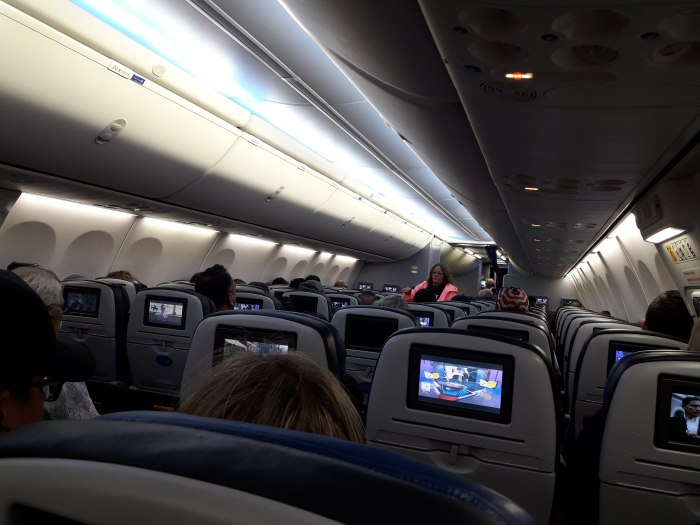 Боинг 737-900 салон