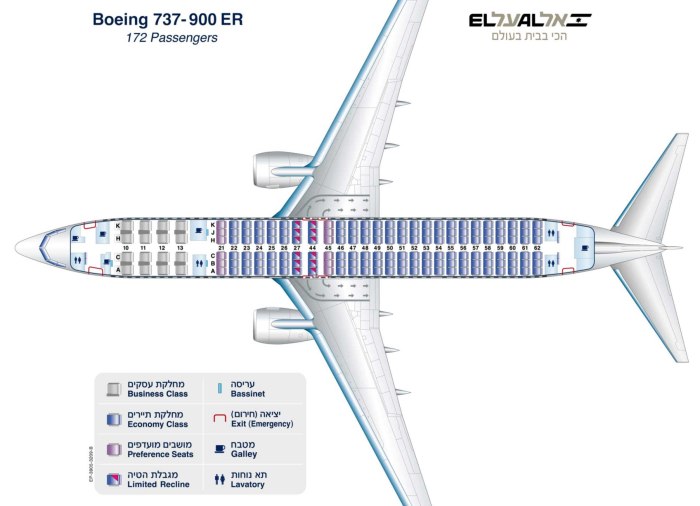 Боинг 737 схема салона