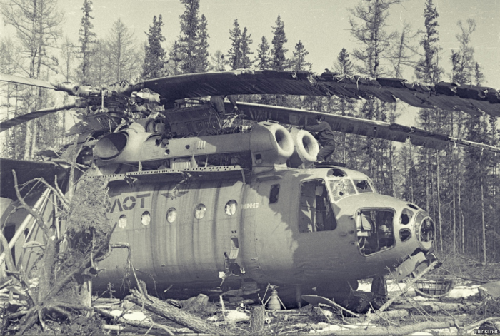 Вертолет ми-6а (Нюрба)