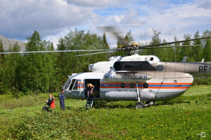 Тайга с вертолета