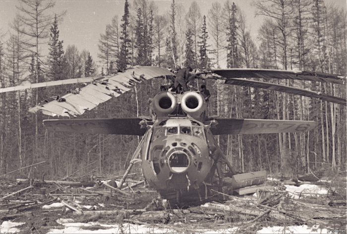 Вертолет ми-6а (Нюрба)