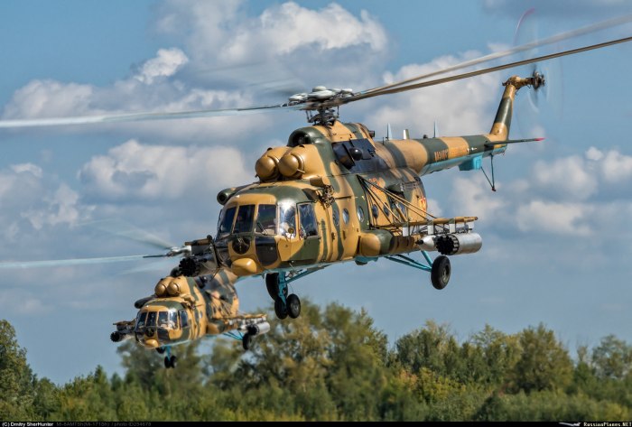 Боевой вертолёт ми-8