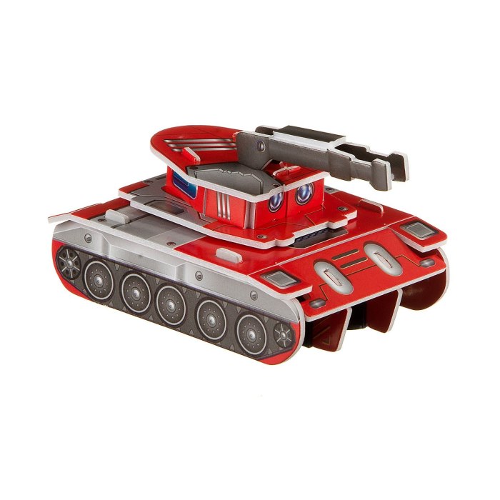 Игрушка красный танк