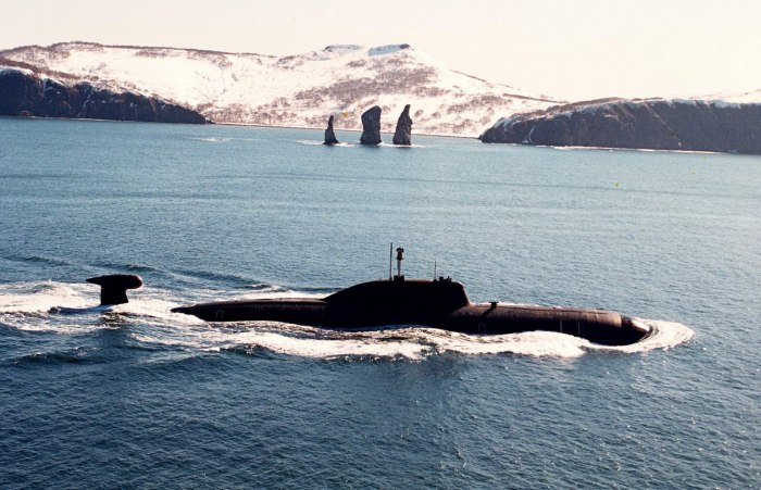 Атомная подводная лодка на Камчатке