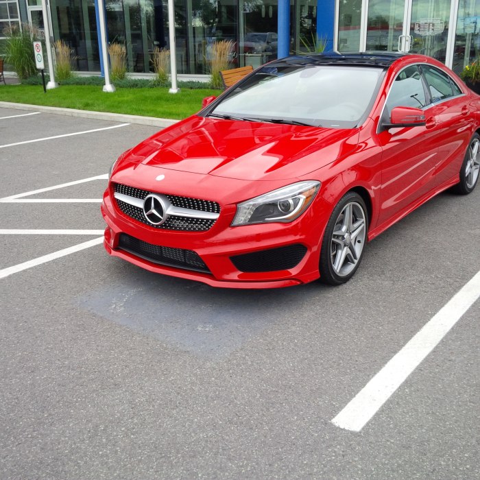 CLA 63 AMG красный