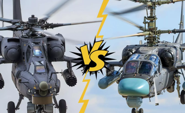 Ка-52 Аллигатор и Апач
