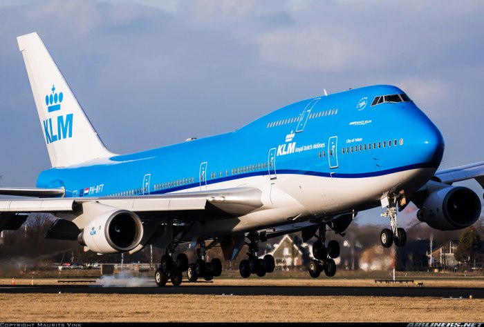 Боинг 747 KLM Россия