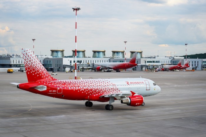 Airbus a319 Russia из Москвы в Питер