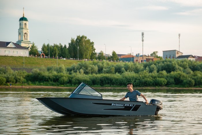Моторная лодка swimmer 370 XL