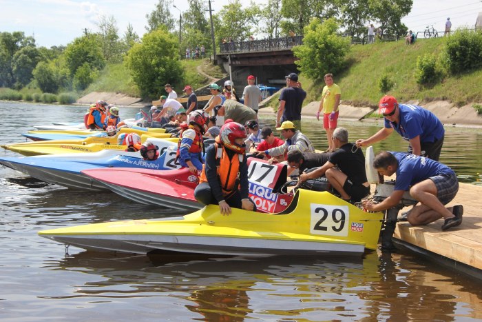 Соревнования по водно моторному спорту Кинешма