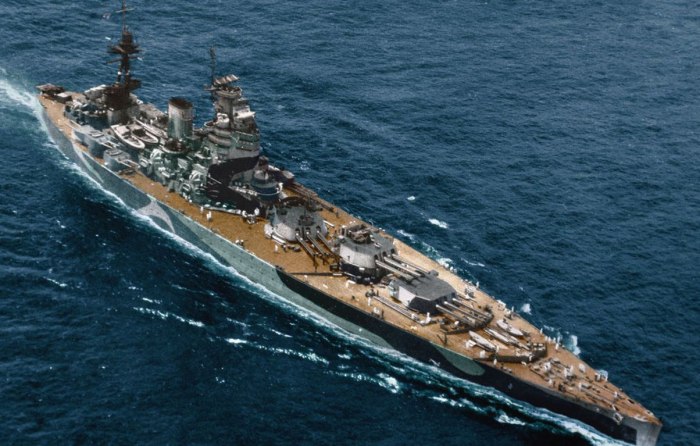 Корабль HMS Rodney