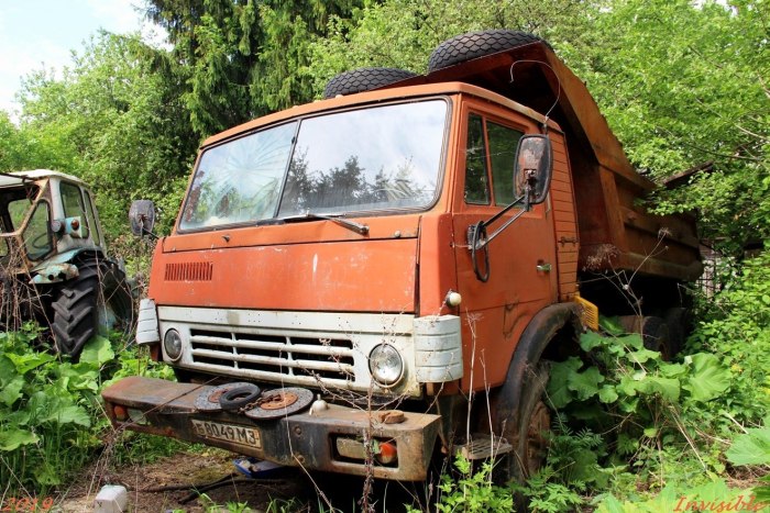 КАМАЗ 5320 заброшенный