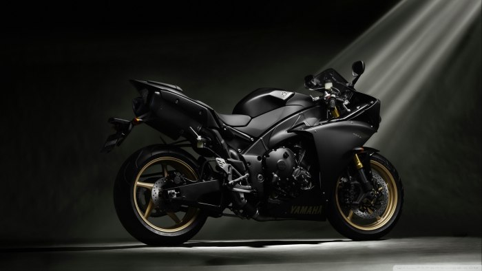 Yamaha r1 Sport Bike чёрный