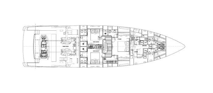 Azimut 64 Fly чертежи