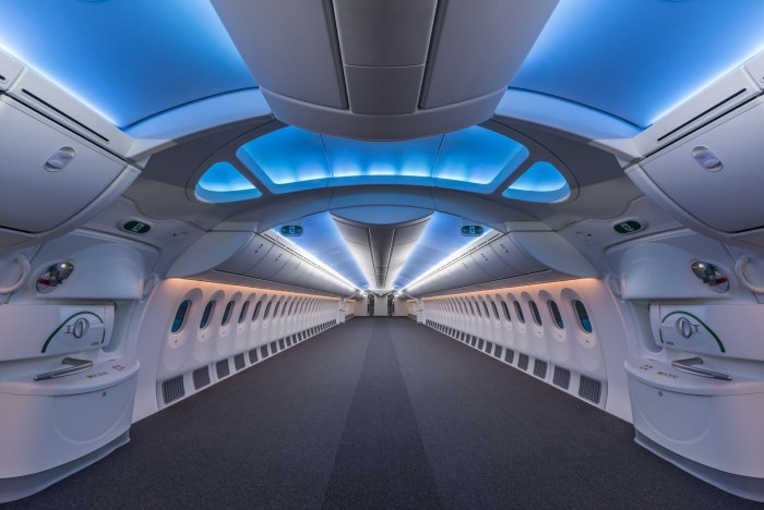 Боинг 787 салон