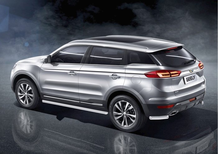 Новый кроссовер Geely Atlas