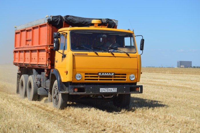 КАМАЗ 55102 самосвал сельхозник