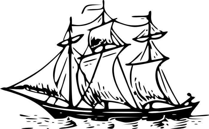 Корабль контур