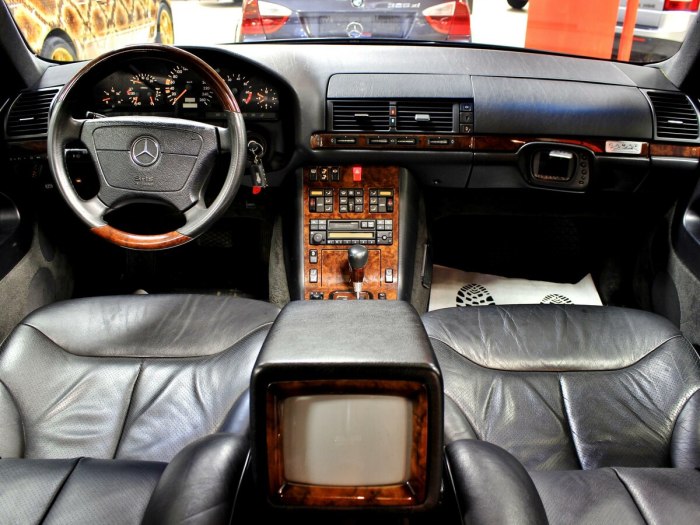 Mercedes w140 салон