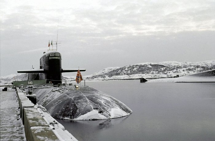 Видяево база подводных лодок Северного флота