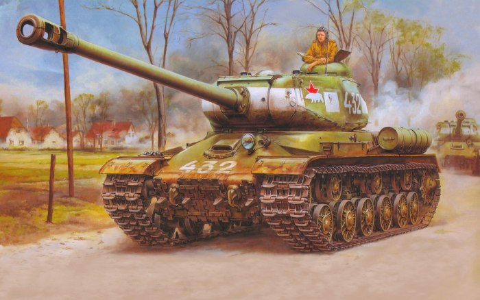 Советский тяжелый танк ИС-2 (Иосиф Сталин)