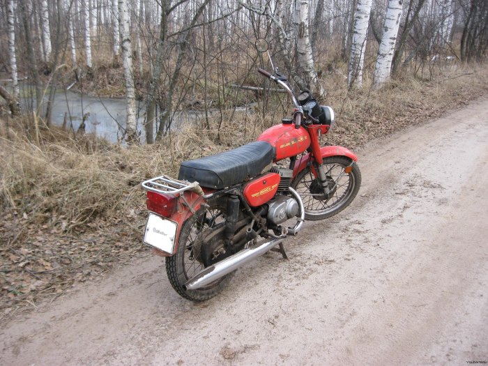 Мото в деревне