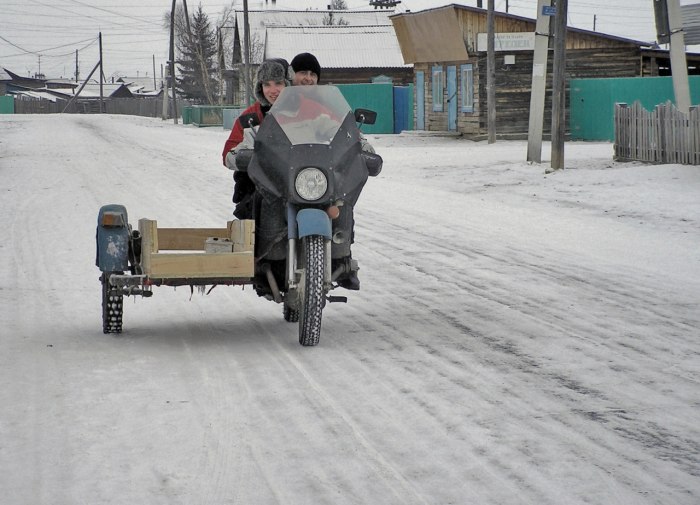 Сельский мотоцикл