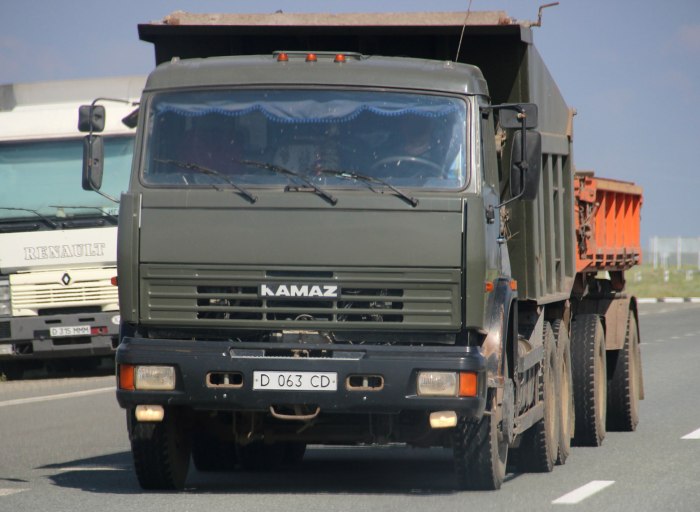 КАМАЗ 65115 хаки военный