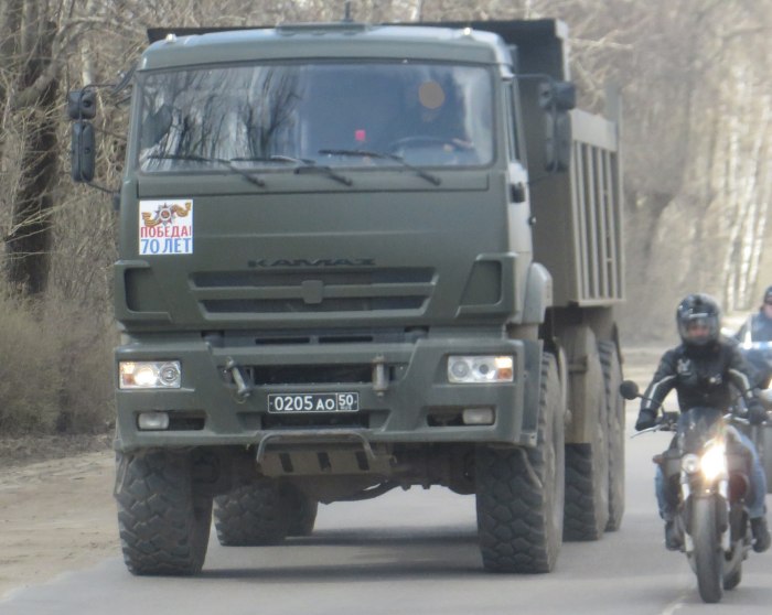 КАМАЗ 222 самосвал военный