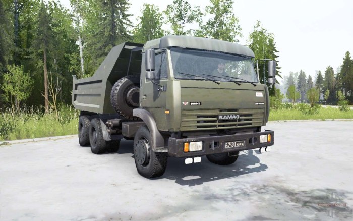 КАМАЗ 55111 армейский
