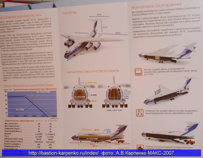Ил-76 технические характеристики