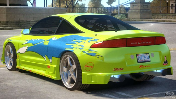 Mitsubishi Eclipse Форсаж