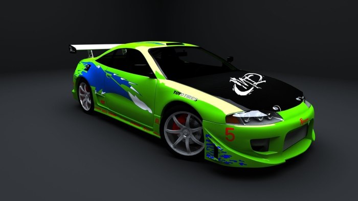 Mitsubishi Eclipse GSX Форсаж