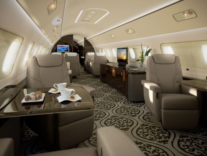 Embraer Lineage 1000 салон