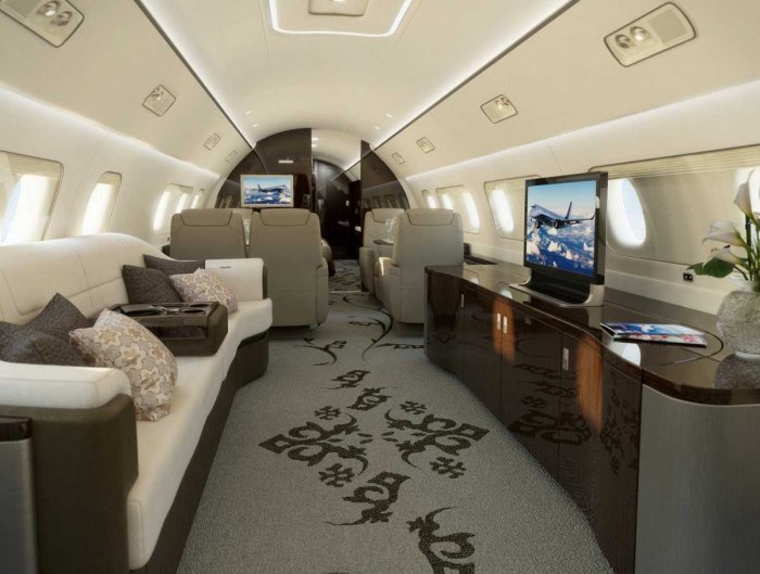 Embraer Lineage 1000 салон