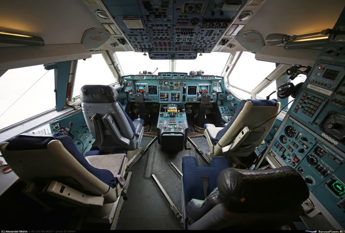 Ил 96 Cockpit