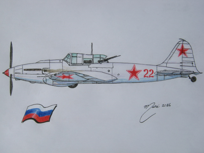 Война самолеты рисунки ил2