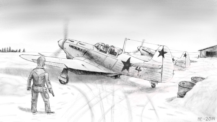 Самолёт ил-2 Штурмовик рисунок